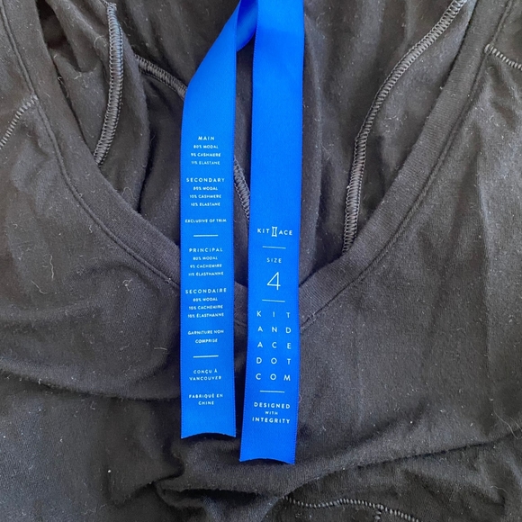 Kit and Ace Black Long Sleeves Shirt Size 4 - Picture 12 of 12